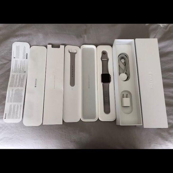 Rose gold Apple Watch